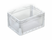 Eurobox-System Systémová krabice Eurobox celostěnná 60 x 40 x 32 cm průhledná