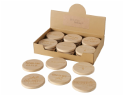 Boltze Podtácky BBQ, 6 kusů, různé vzory, 1,5 cm x 10 cm x 1,5 cm, přírodní