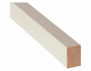 Döllken Profiles Obdélníkový pásek, bílý lak, 19 mm x 30 mm, délka 900 mm