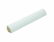 Döllken Profiles Čtvrtkulatý tvar 22 mm x 22 mm Bílý lak