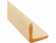 Döllken Profiles Úhlová lišta, borovice, 33 mm x 19 mm, délka 2400 mm