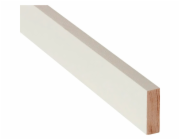 Döllken Profiles Obdélníkový pásek, bílý lak, 10 mm x 30 mm, délka 900 mm