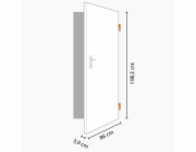 Radex Vnitřní dveře 6002/03 masivní borovicové dřevo 86 cm x 198,5 cm pravý pant FSC®