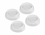 Tlumič vibrací O 6,4 cm bílý 4 kusy