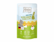 MjAMjAM mokré krmivo pro kočky s vařeným masem Chicks & Friends kuře a cuketa 125g