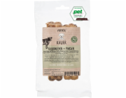 Primox Dog Snack Chews Buvolí kůže Bones 11 cm Dršťková náplň 2 kusy
