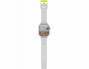 XXX_Urban Armor Gear (Urban) Městský UAG Scout - silikonový řemínek pro Apple Watch řady 4-6 a SE 1-3, 44 mm / řady 7-9, 45 mm / řady 10-11, 46 mm / Ultra 1-3, 49 mm (kouřový / aktivní neon)