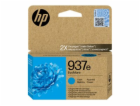 HP 937e EvoMore - 20 ml - azurová - originální - Officeje...