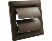 Marley Samouzavírací klapkový ventil 140x140 mm pro připojení potrubí O 100 mm Hnědá