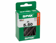 Spax Univerzální šroub VGW TSP pozinkovaný 5 mm x 50 mm černý 25 kusů