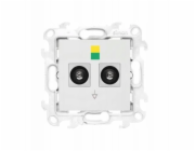 Kontakt-Simon Simon 24 Dvojitá ekvipotenciální zásuvka bílá NGEK2.01/11