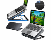 Strado Chladicí podložka , nastavitelná protiskluzová, pro notebooky 12-17", bílá