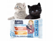 ANIMAL ISLAND Everyday Kitten Turkey with rabbit, Turkey with veal Box - mokré krmivo pro kočky - 4x85g