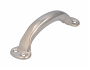 Siro Úchytka nábytku 1140, kovová, niklová, lesklá, rozteč otvorů 99 mm x 13 mm