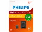 Philips MicroSDXC Card     256GB  Class 10 UHS-I U1 incl....