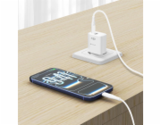 Swissten Síťový Adaptér Edge GaN 1x USB-C PD 25W + 1x USB-A 18W QC Bílý