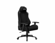 LORGAR CHA41, Ergonomic Gaming Chair Advanced, premium anti-stain fabric, Black/white