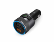 Nedis CATR3024BK - FM transmitter do auta | Reproduktor | 1.00 " | Bluetooth® | PD 18 W/PD 24 W | Google Assistant/Siri