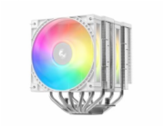 DEEPCOOL CPU Chladič AG620 G2 WH ARGB, 2x120mm, ARGB, LGA1851, AM5, bílá
