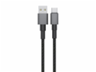 Nabíjecí a datový kabel TECHNIK USB-A/USB-C 1m, 5V 3A, černý
