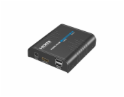 XtendLan HDMI přenos po LAN, pouze přijímač, UDP/Multicast, 100Mbps@1080p, přenos USB, funkce KVM