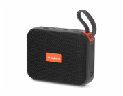 Nedis SPBT0526BK - Bluetooth® Reproduktor | 10 W | Mono | Home / Portable / Venkovní | Černá / Oranžová