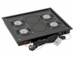 TRITON Ventilační jednotka horní (spodní), 4 ventilátory-230V/60W, termostat, šedá