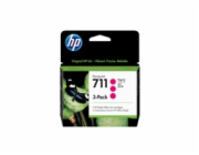 CZ135A HP náplň č. 711 purpurová, 29 ml - 3 ks v balení