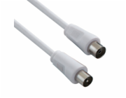 PREMIUMCORD TV kabel anténní propojovací 10m (koaxiální, M/F, 75 Ohm)