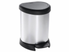 CURVER Deco Bin Odpadkový koš Stříbrná/černá 5l