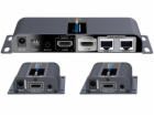 PREMIUMCORD HDMI 1-2 splitter+extender po CAT6/6a/7, FULL...
