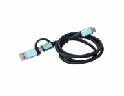 i-tec USB-C kabel na USB-C s integrovaným USB 3.0 Adaptérem