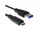 C-Tech CB-USB3C-10B USB 3.0 AM na Type-C, (AM/CM), 1m, če...