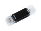 HAMA čtečka paměťových karet Basic USB 2.0/micro USB OTG/...