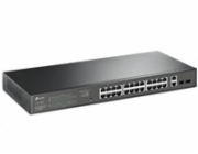 TP-Link Easy Smart switch TL-SG1428PE (26xGbE, 2xSFP, 24xPoE+, 250W)