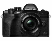Digitální fotoaparát Olympus E-M10 Mark IV 14-42 EZ kit black/black – Cashback