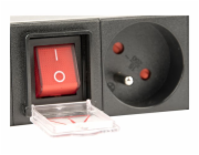 Gembird PDU 8 zásuvek, 1U, 16 A, 3m