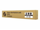 Gembird PDU 8 zásuvek, C14, 1U, 10 A, 3m