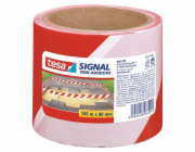 tesa® SIGNAL páska, 80 mm, výstražná páska, červená/bílá, L-100 m