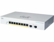 Cisco switch CBS220-8P-E-2G (8xGbE,2xSFP,8xPoE+,65W,fanless)