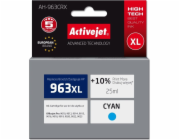 Activejet AH-963CRX inkoust pro tiskárny HP, Náhradní inkoust HP 963XL 3JA27AE; Premium; 1760 stran; modrý