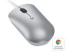 Lenovo myš CONS 540 USB-C kabelová kompaktní - stříbrná (...