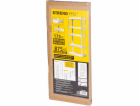 Regál kovový 1800x900x400 mm montovaný 5 polic, max. 175 kg