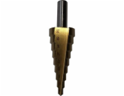 Vrták stupňovitý 04-20 mm TIN HSS ocel 4241 do kovu