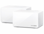 MERCUSYS Halo H90X(2-pack) WiFi6 Mesh (AX6000,2,4GHz/5GHz,1x2,5GbELAN/WAN,2xGbELAN/WAN)