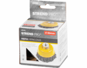Strend Pro kartáč TCB-500 65 mm, hrncový kartáč, opletený, M14x2, drát 0,35 mm