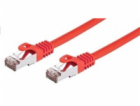 C-TECH kabel patchcord Cat6, FTP, červený, 1m