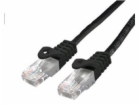 C-TECH kabel patchcord Cat6, UTP, černý, 2m
