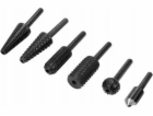 Dedra Sada 6 fréz Shank na kov a dřevo, stopka 6 mm