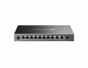 Switch TP-Link ES210GMP 1x SFP combo, 8x GLan s Poe+, 123W, Omáda SDN